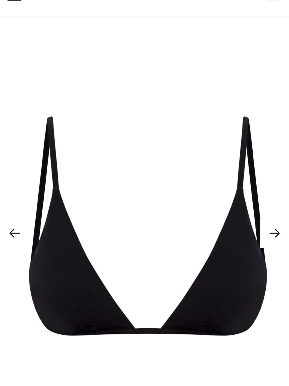 MONDAY SWIM- Barbados Top- M- Black